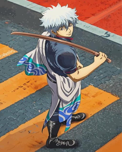 Gintoki Character Paint By Number