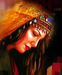 Gorgeous Arab Girl Paint By Number