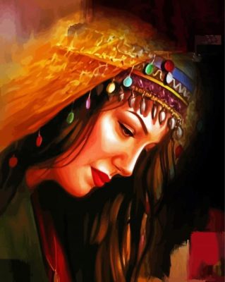 Gorgeous Arab Girl Paint By Number