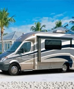 Grey Motorhome Paint By Number