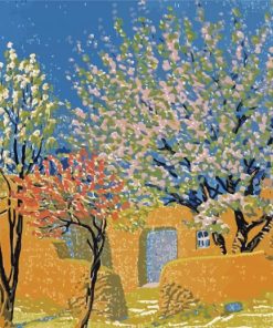 Gustave Baumann Spring New Mexico Paint By Number