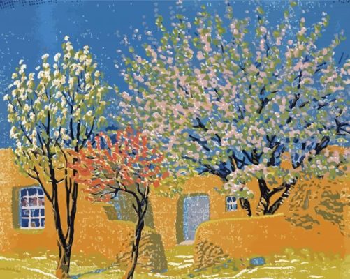 Gustave Baumann Spring New Mexico Paint By Number