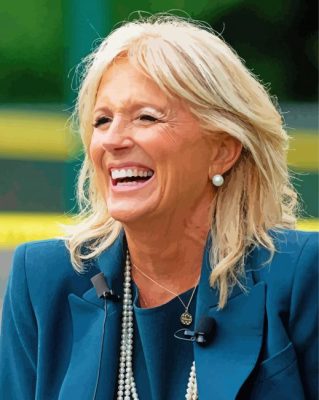 Jill Biden First Lady Paint By Number