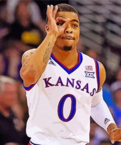 Kansas Jayhawks Player Paint By Number