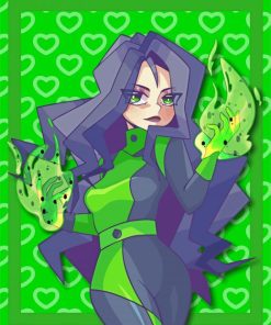 Kim Possible Shego Art Paint By Number