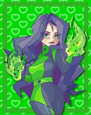 Kim Possible Shego Art Paint By Number