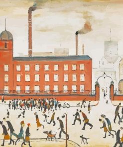 L S Lowry Art Paint By Number
