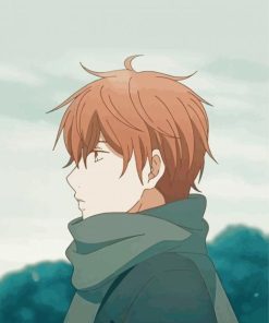 Mafuyu Character Side Profile Paint By Number