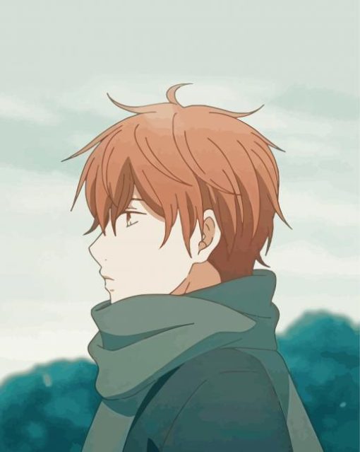 Mafuyu Character Side Profile Paint By Number