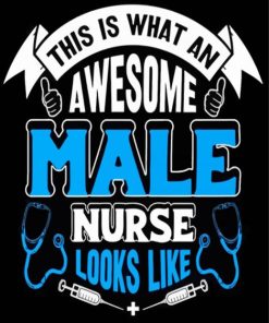 Male Nurse Quote Paint By Number