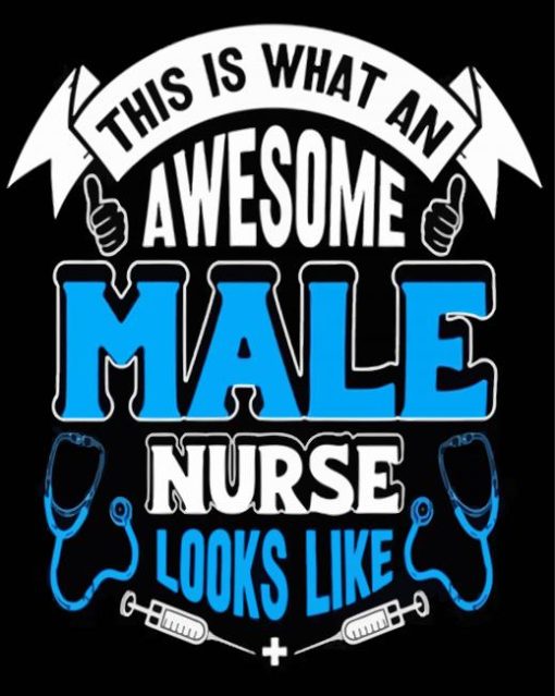 Male Nurse Quote Paint By Number