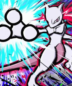 Mewtwo Art Paint By Number