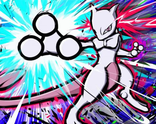 Mewtwo Art Paint By Number