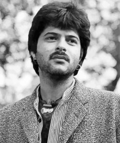Monochrome Young Anil Kapoor Paint By Number