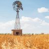 Old Western Windmill Paint By Number