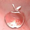Pink Gold Glass Apples Paint By Number