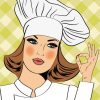 Professional Girl Chef Paint By Number