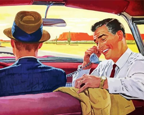 Retro Men Paint By Number