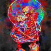 Splatter Love Skeletons Paint By Number