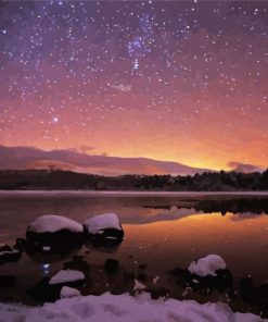 Starry Night Cairngorms Paint By Number