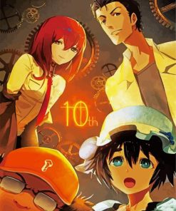 Steins Gate Anime Paint By Number