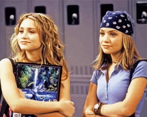 Teenager Mary Kate And Ashley Paint By Number