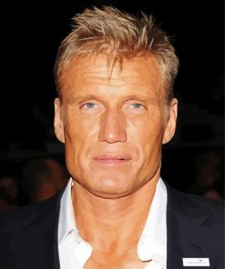 The Actor Dolph Lundgren Paint By Number