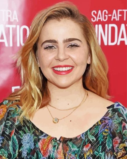 The Actress Mae Whitman Paint By Number