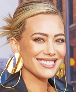 The American Actress Hilary Duff Paint By Number