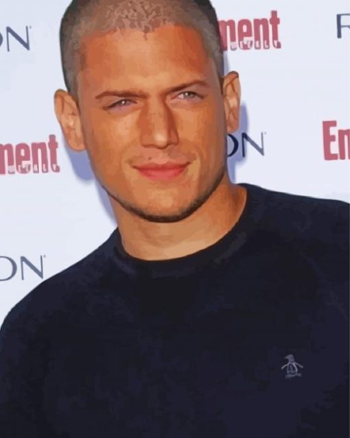 The American British Actor Wentworth Miller Paint By Number