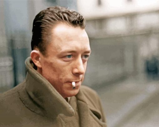 The French Philosopher Albert Camus Paint By Number