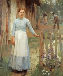 The Girl At The Gate Paint By Number