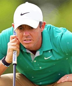 The Golfer Rory McIlroy Paint By Number