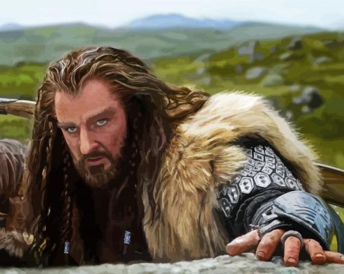 The Hobbit Thorin Oakenshield Character Paint By Number