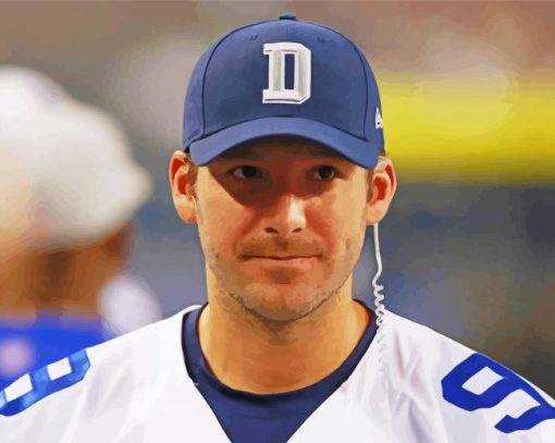 Tony Romo Paint By Number