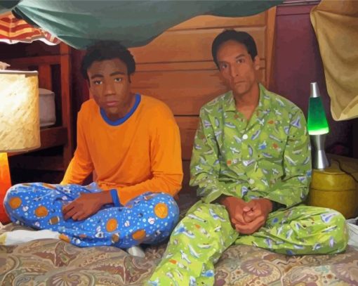 Troy And Abed Paint By Number