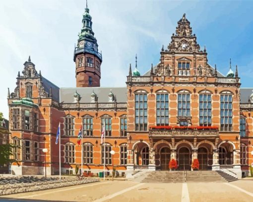 University Of Groningen Paint By Number