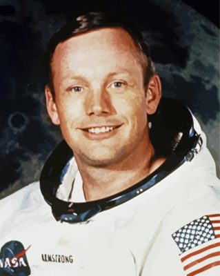 Vintage Neil Armstrong Paint By Number