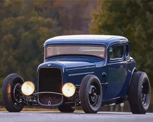 1932 Ford Coupe Paint By Number