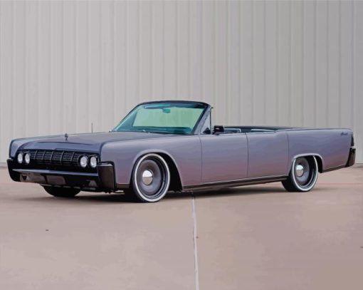 1964 Lincoln Continental Paint By Number