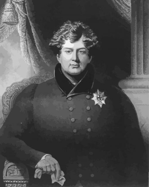 Black And White George IV Paint By Number