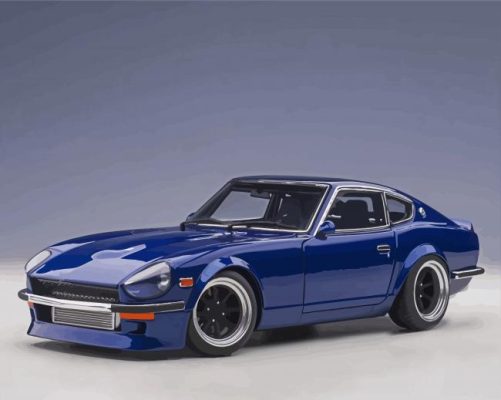 Blue Nissan Fairlady Paint By Number