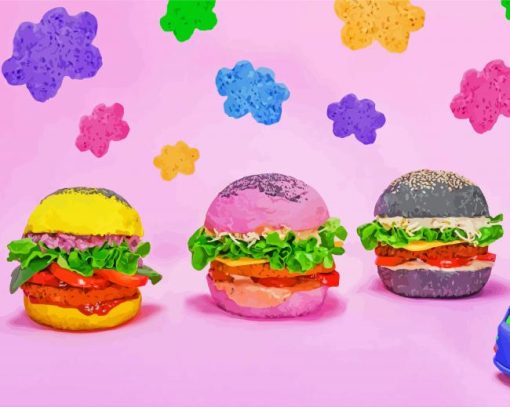 Burgers Floral Paint By Number