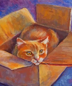 Cat In A Box Paint By Number