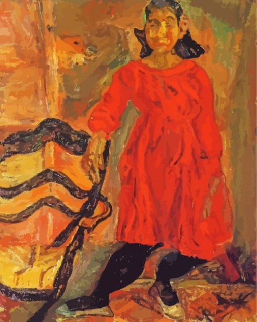 Chaim Soutine Girl In Red Paint By Number