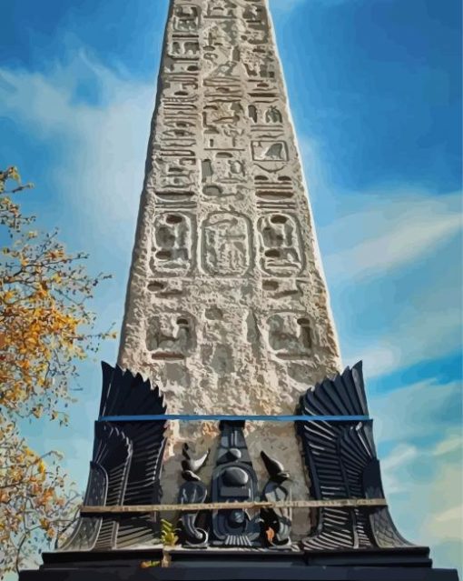 Cleopatras Needle Paint By Number