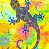 Colorful Gecko Paint By Number