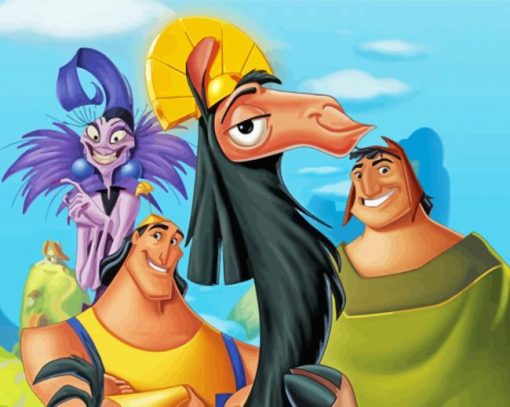 Emperors New Groove Animation Paint By Number