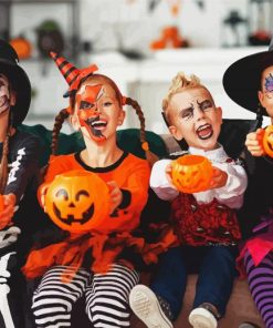 Kids Halloween Paint By Number