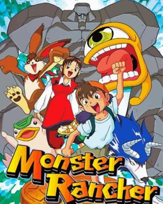 Monster Rancher Anime Poster Paint By Number